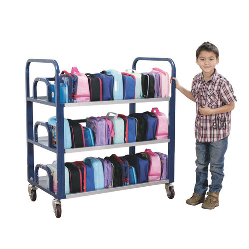 Steel Double Lunchbox Trolley
