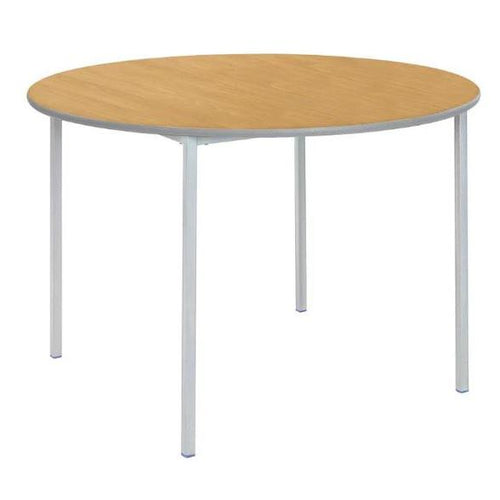 Fully Welded Premium Circular (1000mm Diameter) Spiral Stacking Table - Green Edge