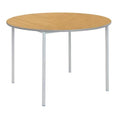 Fully Welded Premium Circular (750mm Diameter) Spiral Stacking Table - Charcoal Edge
