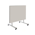 Fully Welded Premium Tilt Top Rectangular (1200 x 900mm) Dining Table - Light Grey Edge