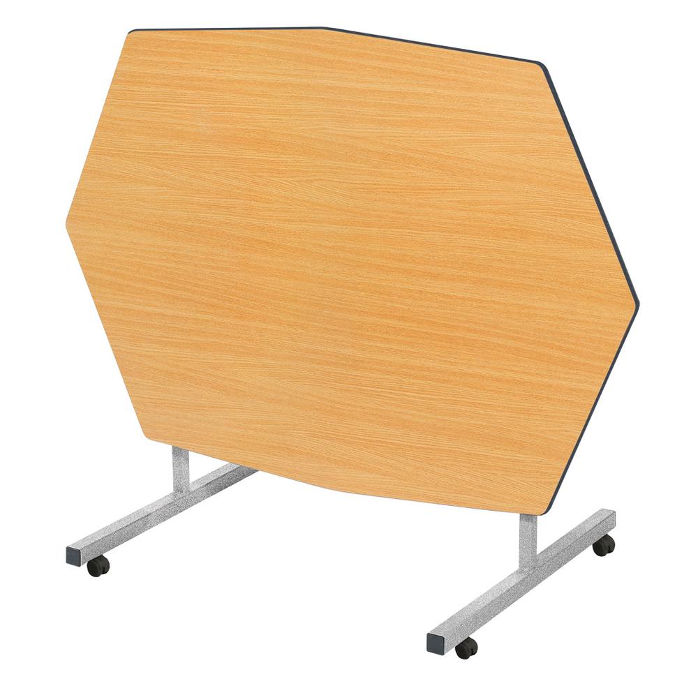 Fully Welded Premium Tilt Top Irregular Octagonal (1380 x 1000mm) Dining Table