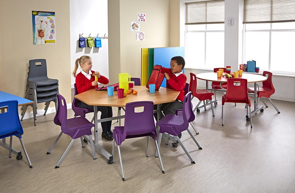 Fully Welded Value Tilt Top Circular (1200mm Diameter) Dining Table