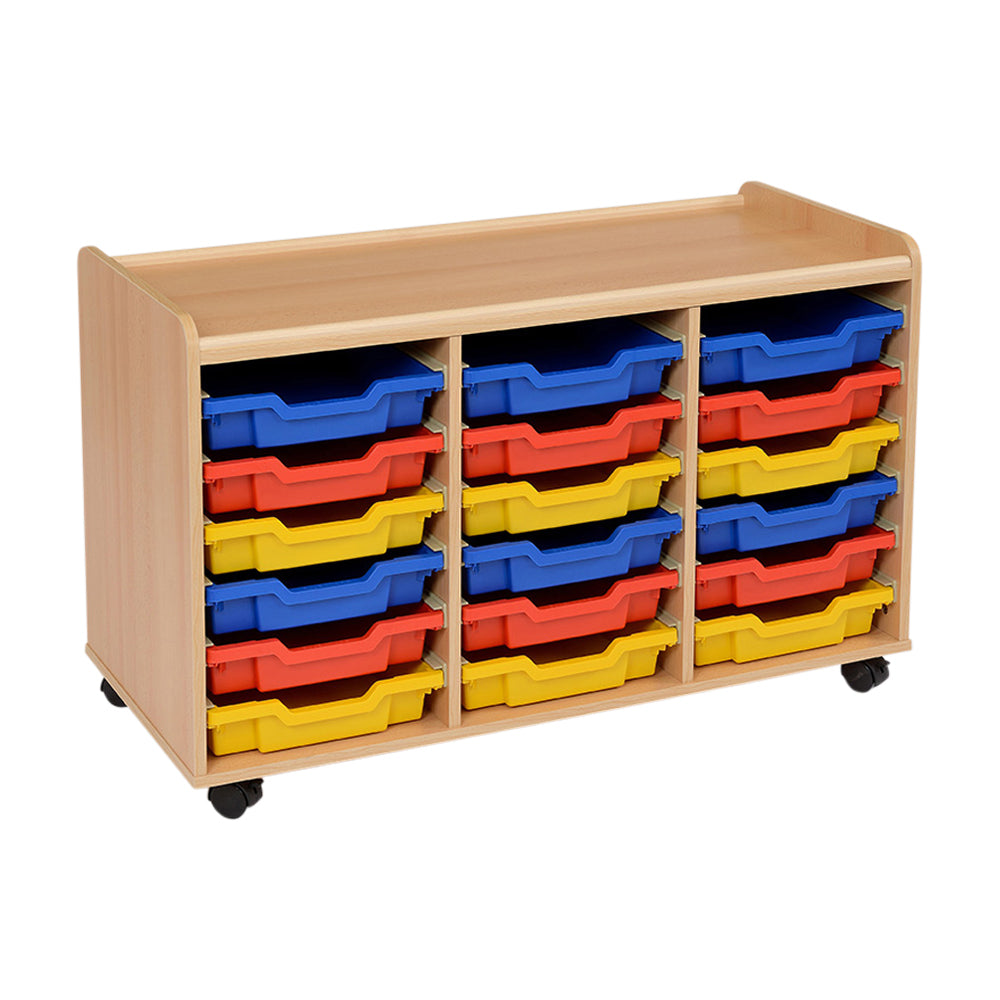 18 Shallow Tray Storage Unit
