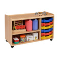6 Shallow Tray/Shelf Storage Unit