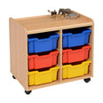 6 Deep Tray Storage Unit