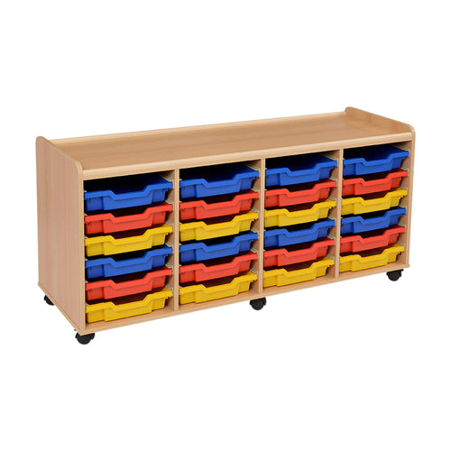 24 Shallow Tray Storage Unit