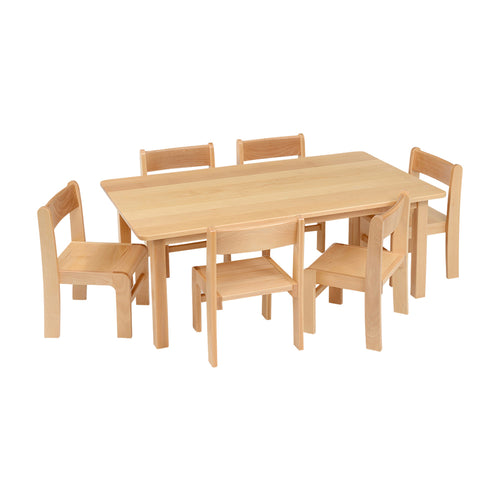 Rectangular Table Solid Beech 1500mm