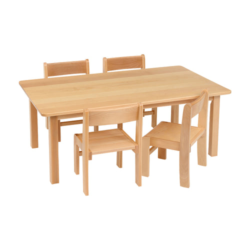 Rectangular Table Solid Beech 1100mm