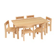Rectangular Table Solid Beech 1100mm