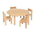 Circular Table Solid Beech 1000mm