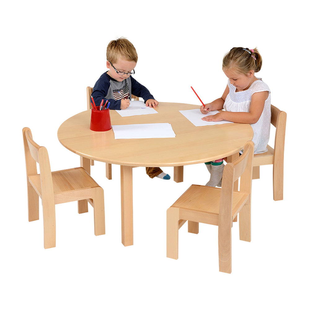 Circular Table Solid Beech 1000mm