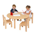 Circular Table Solid Beech 1000mm