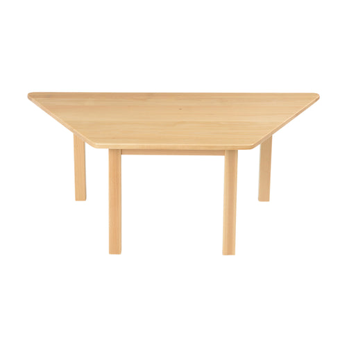 Trapezoidal Solid Beech Table 1100mm