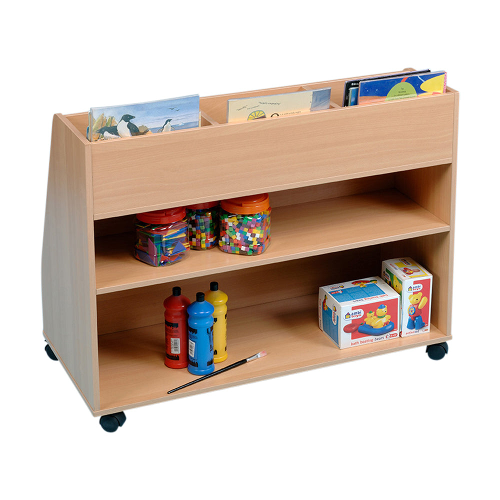 Double Sided Display Bookcase