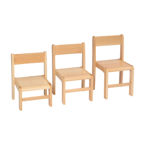 31cm Beech Stacking Chairs (4 Pack)