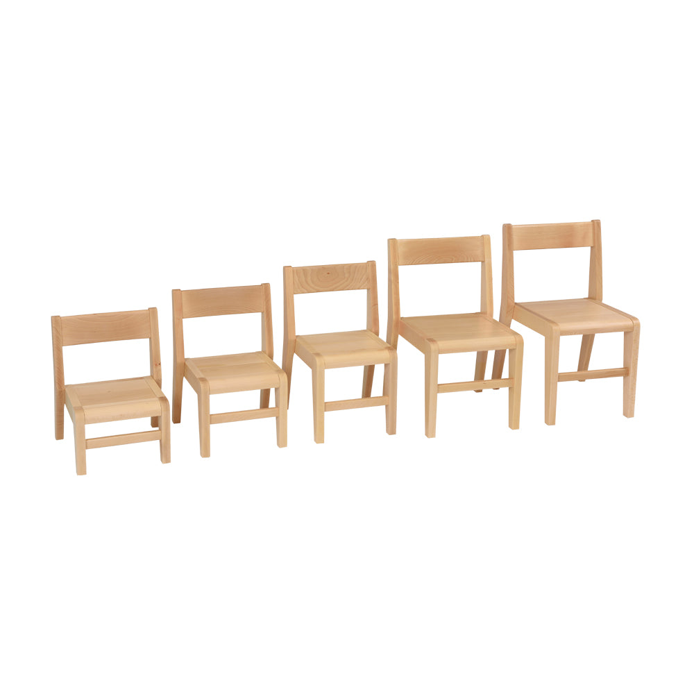 Devon Beech Stacking Chair 38cm (2 pack)