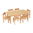 Rectangular Table Beech Veneer 1100mm