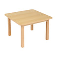 Square Table Beech Veneer 690mm