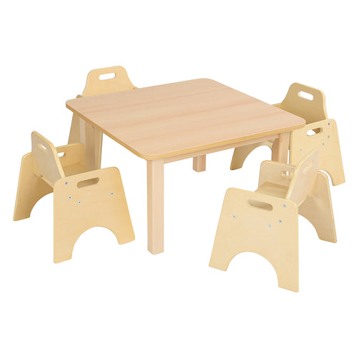 Square Beech Table MFC Top