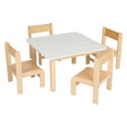 Square White Table Melamine Top