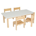Rectangular White Table Melamine Top