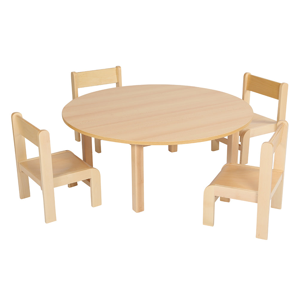 Circular Beech Table MFC Top
