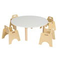Circular White Table Melamine Top