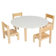 Circular White Table Melamine Top