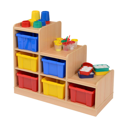 Tiered SSS Access Unit with 6 Trays (Right)