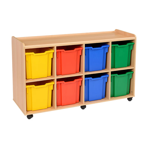 8 Jumbo Coloured Tray Unit