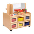 DS Unit With Doors, Storage/Mirror and Shallow Trays