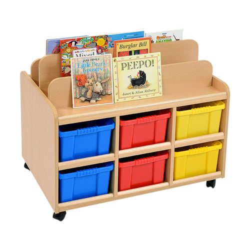 Book Display Unit/Storage With Deep Trays
