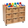 Mobile Art Resources Trolley with 24 Trays