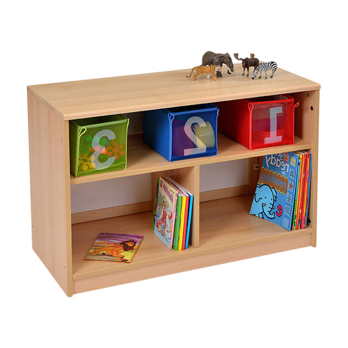 RS Open Bookcase With Mirror Inset Panel