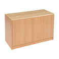 RS Open Bookcase with Solid Back