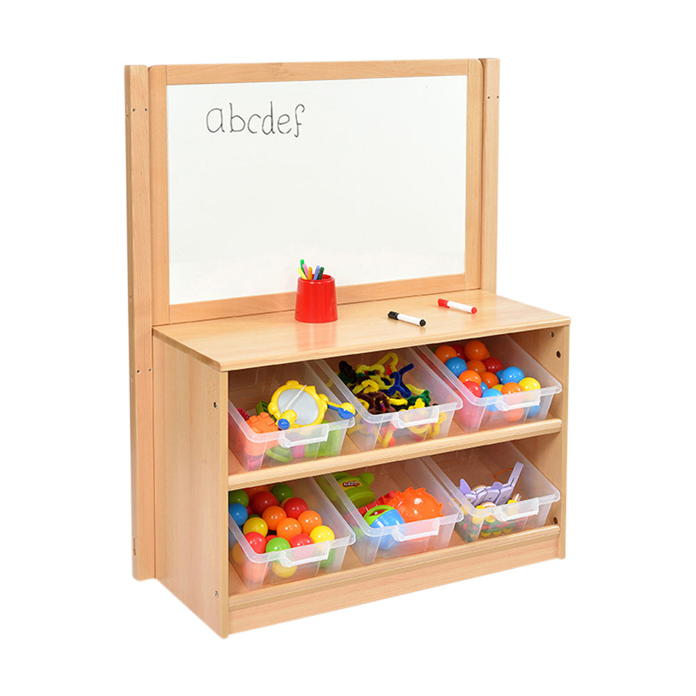RS Angled Tidy Store with Trays and Drywipe/Mirror Divider
