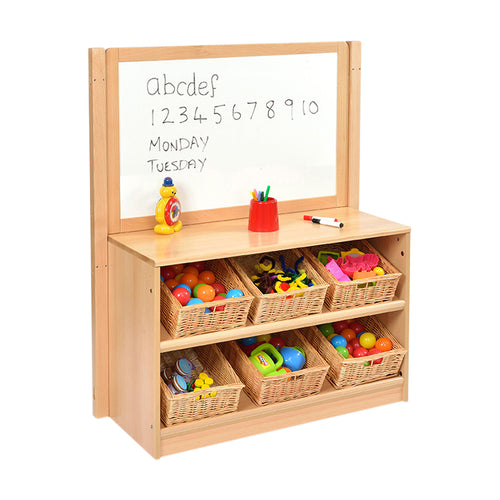 RS Angled Tidy Store with Baskets and Drywipe/Mirror Divider