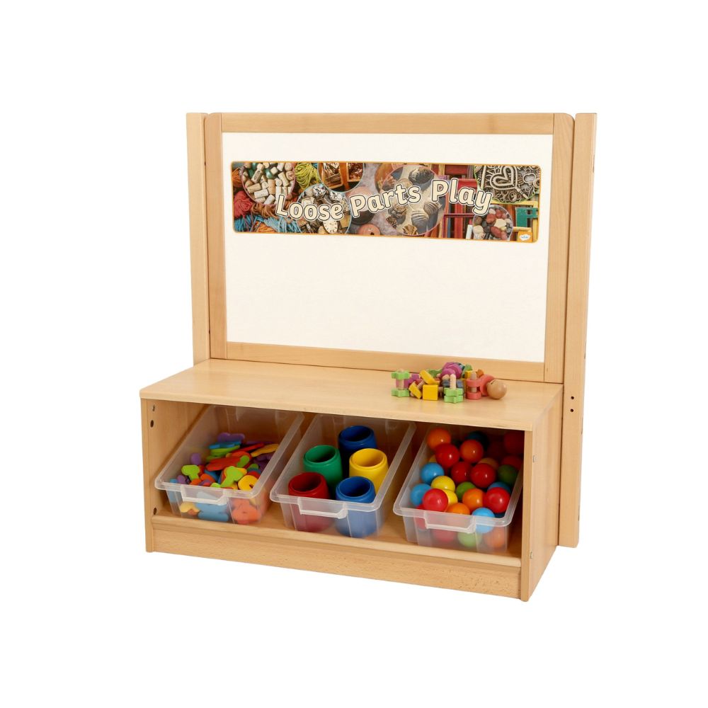 Rs Toddler Angled Tidy with Mirror/Drywipe Panel