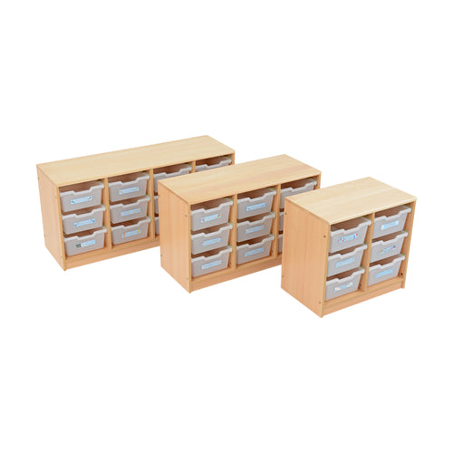 RS 3 Bay A4 9 Deep Clear Tray Unit