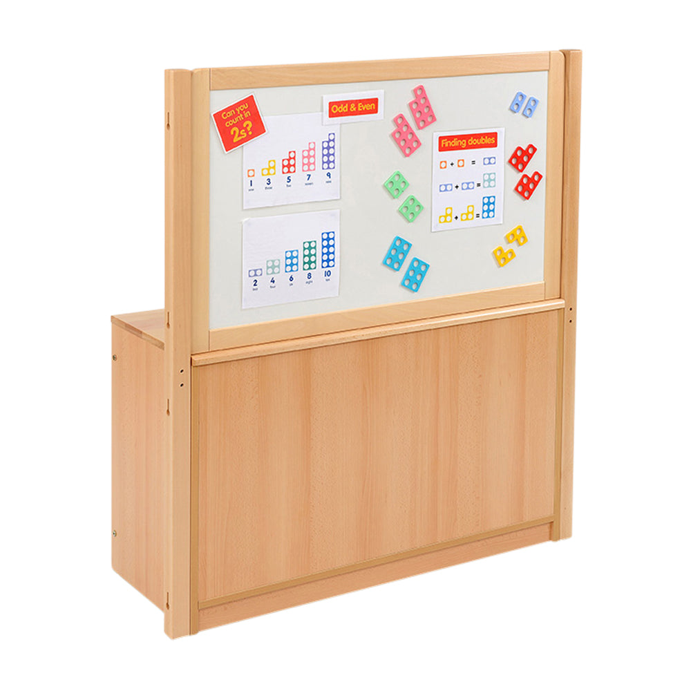 RS 3 Bay A4 9 Deep Clear Tray Unit and Cork/Drywipe Divider