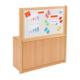 RS 3 Bay A4 9 Deep Clear Tray Unit and Cork/Drywipe Divider
