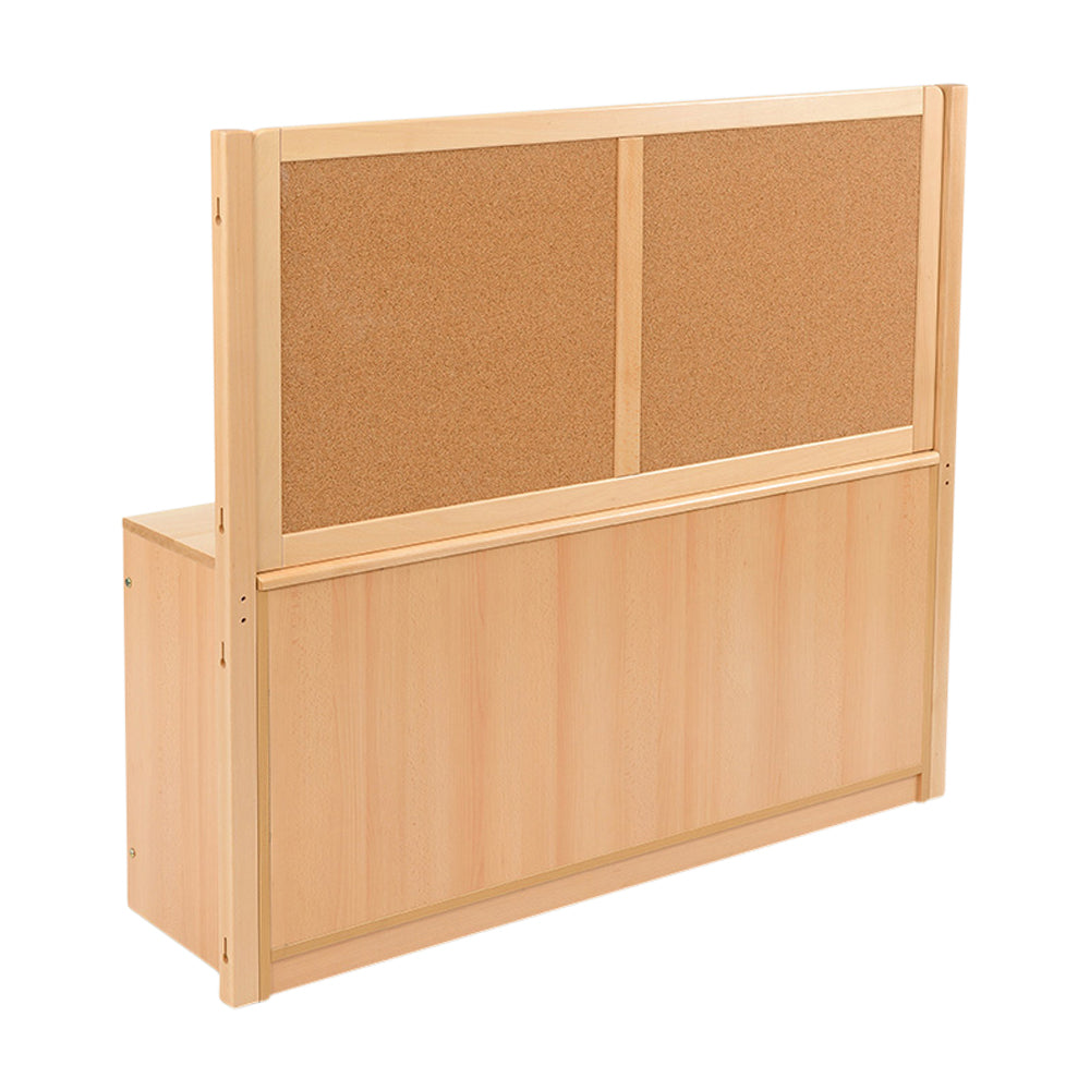 RS 4 Bay A4 12 Deep Clear Tray Unit and Cork/Drywipe Divider