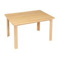 Devon Rectangular Solid Beech Table (960mm x 690mm)