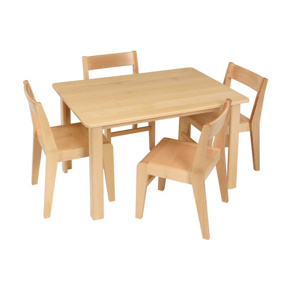 Devon Rectangular Solid Beech Table (960mm x 690mm)