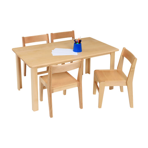 Devon Rectangular Solid Beech Table (1100mm x 690mm)