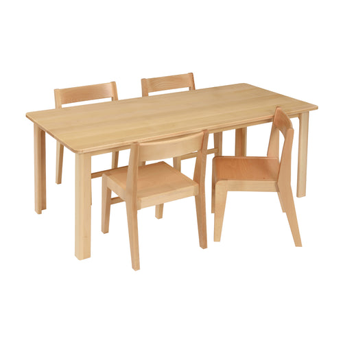 Devon Rectangular Solid Beech Table (1500mm x 690mm)