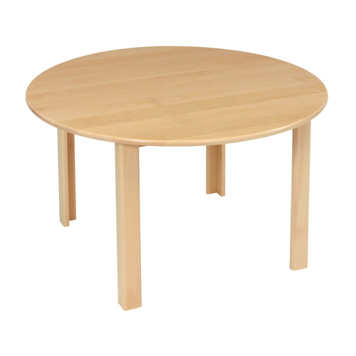 Devon Circular Solid Beech Table (1000mm Dia)