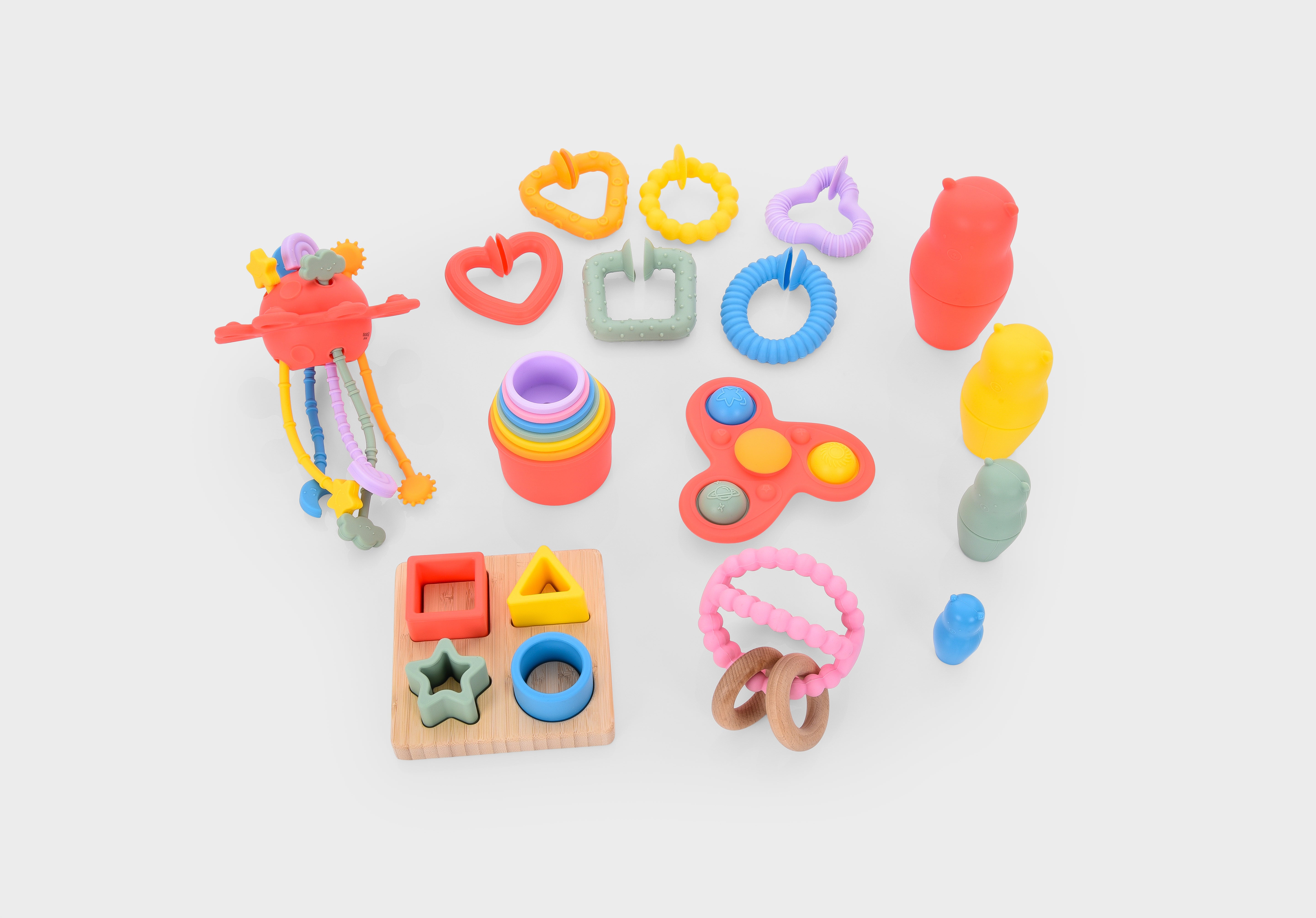 SiliSoft Activity Set (Rainbow)