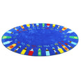 Oval Pencils Alphabet Carpet