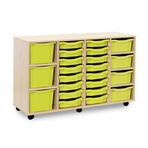 16 Shallow/4 Deep/3 Extra Deep Combination Tray Unit